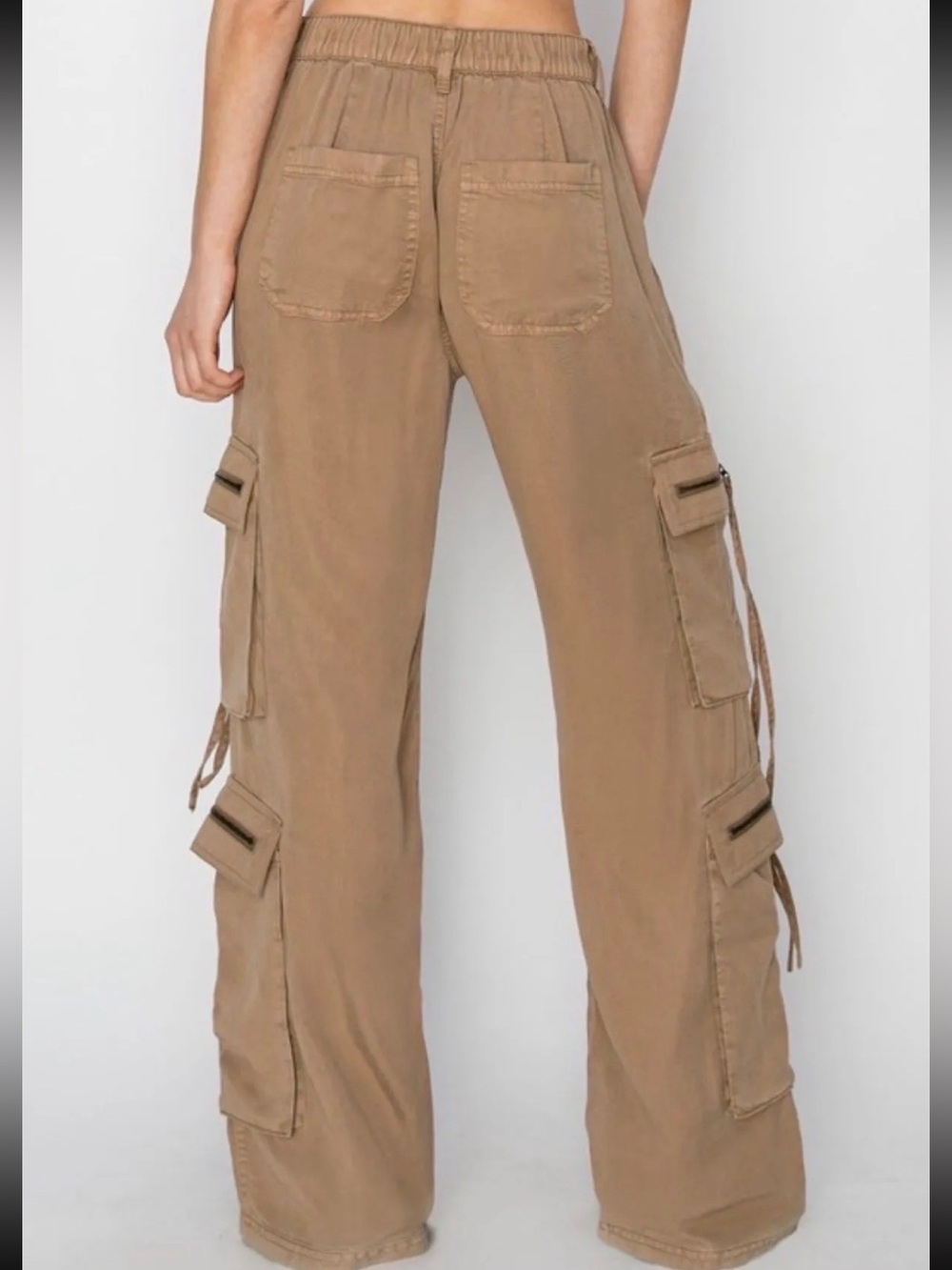 RISEN 100% TENCIL CARGO PANTS BRAND NEW IN MULTIPLE SIZES - Picture 3 of 3